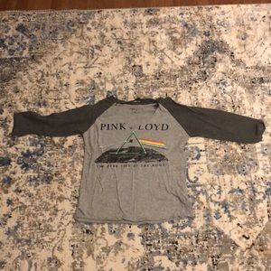 Pink Floyd chest cut out mid sleeve tee